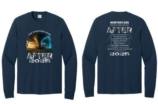 Picture of Navy Long Sleeve Shirt (Kids & Adults Sizes)